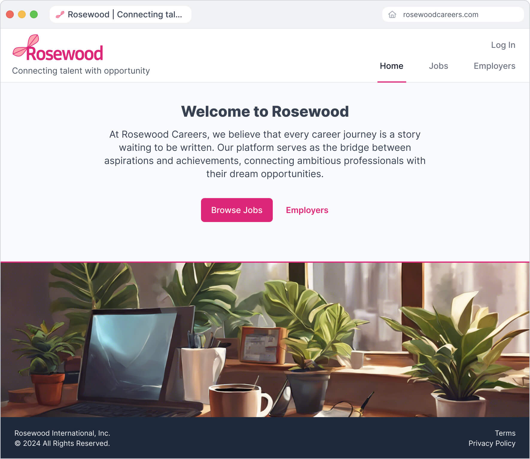 Portal home page